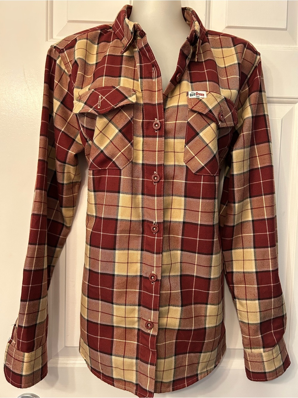 Limited Edition Possum Lodge Red Green Show DIXXON Plaid Flannel Shirt - Large